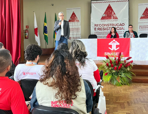 Segundo dia de Encontro Regional Sudeste do SINASEFE debate carreiras, gênero, autocuidado e orçamento